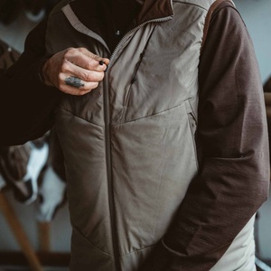 Chaleco Softshell Personalizado para <span class=keywords><strong>Hombre</strong></span>, Versátil, Impermeable, Cálido, con Cierre Completo, para Senderismo - Product Image 6