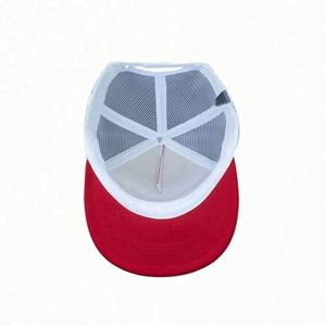 Gorra de Béisbol de Algodón de 5 Paneles Personalizada para Hombre, Parche de Cuero, Diseño de Puntos de Dos Tonos, Estilo Dobby, Personalizable, Tela Oxford - Product Image 5