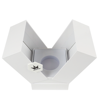 Emballage en carton rigide concepteur biodégradable bouteille de parfum oxygénateur stroge luxe double ouvert femme unique boîte cadeau en papier
