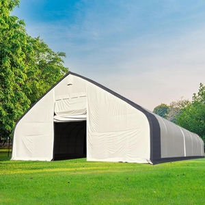Grandes tentes d'entrepôt industrielles extérieures en PVC imperméables et résistantes aux UV pour l'élevage agricole et le stockage en entrepôt - Product Image 1