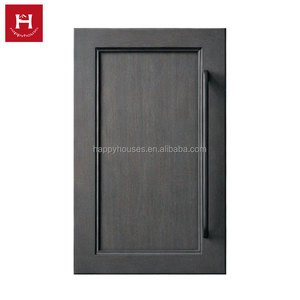Happy Houses <strong>Dark</strong> Walnut Step Raised Panel Solid Wood Kitchen Cabinet Door Traditional American Custom Door for Luxury Project - Product Image 6