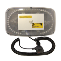 Neue SHINEMIEN WL-52010C 240 LED Bernsteinfarbene Mini-Blitzlichtleiste Magnetische Befestigung Notfallwarnung Langlebiges ABS-Gehäuse DC 12V/24V 72W