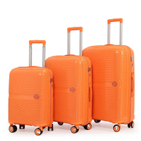 OMASKA Bolsas de Viaje de PP Personalizadas, Maletas de 20, 24 y 28 Pulgadas, Equipaje de Mano con Carro