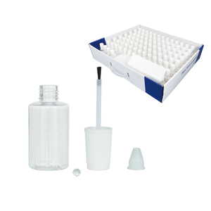 Bouteilles de <span class=keywords><strong>retouche</strong></span> de <span class=keywords><strong>peinture</strong></span> automatique vides de 20ml avec applicateur au <span class=keywords><strong>pinceau</strong></span> et <span class=keywords><strong>pinceau</strong></span> applicateur de <span class=keywords><strong>retouche</strong></span> au marbre mélangé - Product Image 4