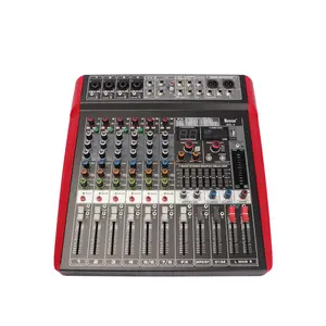 Tkl 6/8/12 Kanaals Dj Controller Analoge Mixer Aangedreven K Audio Console Mixer