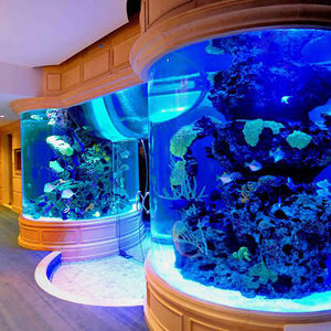 Grand conteneur de fenêtre en acrylique <span class=keywords><strong>jacuzzi</strong></span> piscine de plongée en fibre de verre grande piscine extérieure Piscina piscine hors sol - Product Image 4