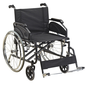 Gran oferta, silla de ruedas pesada Manual de acero funcional con rueda gruesa de gran tamaño para equipos de rehabilitación - Product Image 5
