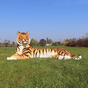 Estatua <span class=keywords><strong>De</strong></span> León <span class=keywords><strong>de</strong></span> fibra <span class=keywords><strong>de</strong></span> vidrio grande para decoración <span class=keywords><strong>de</strong></span> parque, escultura <span class=keywords><strong>de</strong></span> animal salvaje <span class=keywords><strong>de</strong></span> resina a la venta - Product Image 6