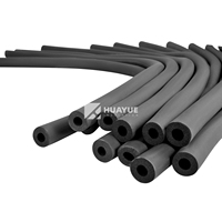 Tuyau en caoutchouc ignifuge flexible HUAYUE, tube d'isolation thermique ou isolation de tuyau de climatisation