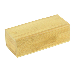 Caja Rectangular de Madera para Gafas de Sol con Cajón Cubierto de Bambú - Product Image 3