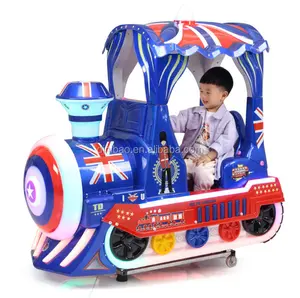 Novo jogo de passeio infantil a fichas para crianças, máquina de balanço de trem para venda