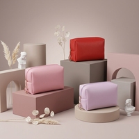 Livraison Rapide - Trousse de Maquillage en Cuir PU avec Fermeture Éclair, Motif Bonbon Tendance, Organisateur Cosmétique Professionnel pour Invités