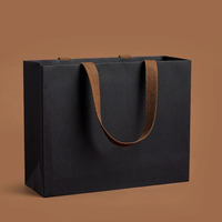 Sac à main en carton ondulé biodégradable haut de gamme personnalisable pour le commerce extérieur, impression de logo pour la promotion de vêtements et de cadeaux, vente en gros
