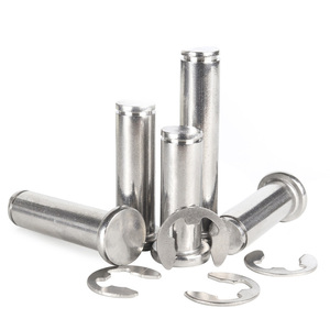 Đa Mục Đích 304 SS Rãnh <span class=keywords><strong>Pin</strong></span> Đầu Phẳng <span class=keywords><strong>Clevis</strong></span> <span class=keywords><strong>Pin</strong></span> Với Vòng Rãnh M3 M4 M5 M6 M8 M10 M12 Định Vị <span class=keywords><strong>Pin</strong></span> - Product Image 4