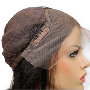 Perruque pour <span class=keywords><strong>femme</strong></span>, style européen et américain, perruque à dentelle frontale 13*4, <span class=keywords><strong>coupe</strong></span> bob, <span class=keywords><strong>cheveux</strong></span> courts bouclés dorés, teintés orange - Product Image 5