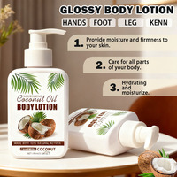 Lotion Corporelle Hydratante et Nourrissante au Goût de Noix de Coco DK-1009 100ml – Exclusivité Transfrontalière DK – Prévient les Dérangements Cutanés