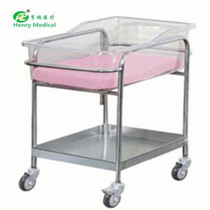 Cuna ajustable en altura personalizable de grado médico en acero inoxidable para instituciones - Product Image 2