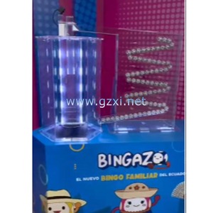 Máquina de <span class=keywords><strong>Bingo</strong></span> de Pie Tipo M Personalizada con 90 Bolas, Soplador y Luz LED para Eventos en Vivo y Juegos de Sorteo - Product Image 4