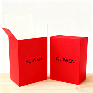 Caja de Papel Plegable Personalizada de Alta Calidad con Doble Inserto y Doble Cierre para Productos Infantiles y Alimentos, Tipo Caja Plegable con Laminado Mate - Product Image 3