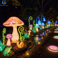 Immersives Fantasy-Pilz-Laternen-Erlebnis: Festival-Laterneninstallation als Schlüsselfertige Lösung für Parks, Zoos und Attraktionen