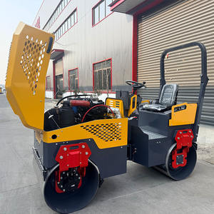 VIBROPAC Wegmini-trilroller, licht compacteerapparaat, 2 ton dubbeltrommelwegroller - Product Image 5