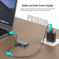 Type C Docking Station Multi-function Hub USB 3.0 Multi-port USB-C to HDTV Expansion Dock Adapter