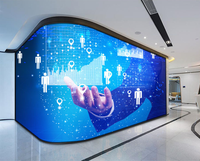 La mejor pantalla LED modular programable Pantalla LED suave de pared de video flexible para publicidad Pantallas LED de película programables