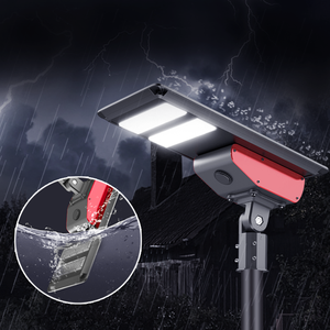 Lampadaire solaire en aluminium 90W LED avec panneau Mono-Si, étanche IP65, éclairage extérieur, lumière du jour 5000K - Product Image 6