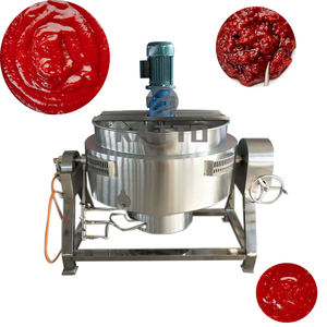 เครื่องทำแยมแบบใช้แก๊ส300L เครื่องทำซอสหม้อทำอาหารอุตสาหกรรม - Product Image 6