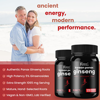 Suplemento Herbal Shecome de Ginseng Panax 10650mg, Cápsulas de Ginseng Vegetal de Extra Fuerza para Energía y Apoyo Inmunológico