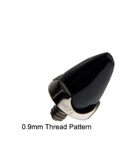 Piercing de titanio para joyería corporal, patrón de rosca de Metal eterno de 0,9 MM, con rosca interna ASTM F136 - Product Image 2