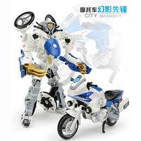Mainan Robot Motor Transformer 18cm 5 in 1 Seri Kombinasi Figur Aksi Dari Set City Defenders SINCO
