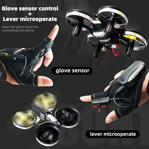 2.4GHz LED Túi bay không người lái rc Quadcopter dễ dàng để bay trong nhà máy bay trực thăng Găng Tay Cảm biến điều khiển mini bay không người lái cho trẻ em và người mới bắt đầu - Product Image 3