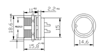 Aviation GX16 GX16-2/3/4/5/6/7/8/9/10 connecteur de noyau écrou arrière hexagonal autres connecteurs produit