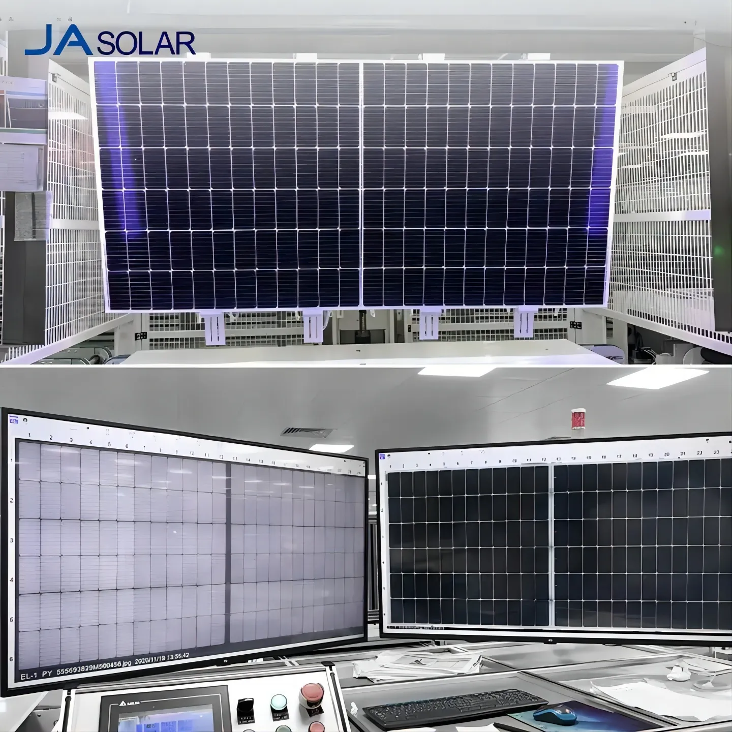 Ja Zonne-Energie Industriële Hoge Zon Power Monokristallijn Silicium Zonnepanelen 530W 540W 545W 550W Met Hoge Efficiëntie Halve Cellen