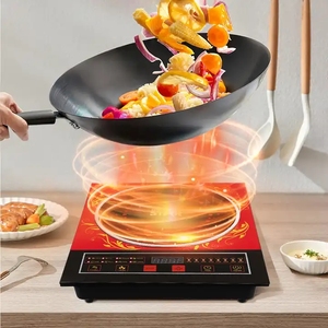 Cuisinière à induction électrique 2000W, brûleur unique, commande tactile, écran LED, cuisinière multifonctionnelle pour la cuisine à domicile - Product Image 2