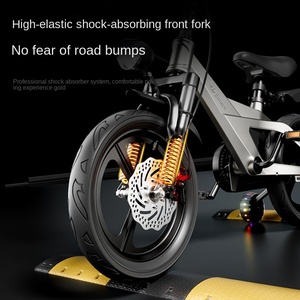 Nuova Bicicletta per Bambini in Lega di Magnesio con Ruote Tutto-in-Uno e Rotelle di Supporto, 14/16/18 Pollici per Ragazzi e Ragazze dai 3 ai 9 Anni - Product Image 2