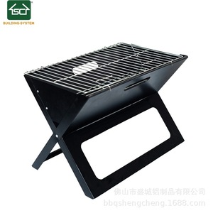 Portable Outdoor BBQ Grill Metal Folding Camping Grill With Grill Rack For Backyard Picnic Use - Product Image 3