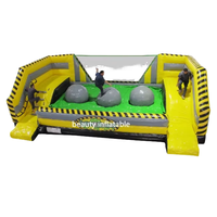 Parcours d'obstacles gonflable Big Baller Out, jeux gonflables interactifs pour les fêtes et les entreprises