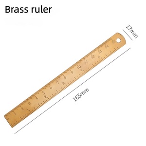 Juego de Reglas de Latón Multicolor para Dibujo, Escalímetro Triangular, Marca Chiwei, Hecho en Guangdong, No Magnético, Material de Papelería - Product Image 1