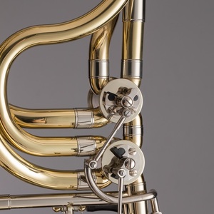 <span class=keywords><strong>Trombone</strong></span> basse à double piston en laiton avec clés Bb/F/Gb/D - Product Image 4