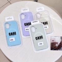 Coques de téléphone portable antichoc en silicone liquide tendance pour iPhone 12 13 14 15 16 17 18 Pro Max – Vente en gros
