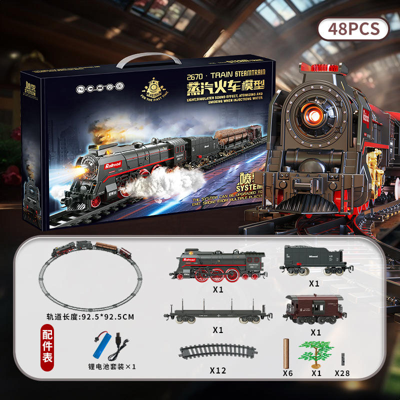 Tren de vapor retro [92,5 cm] Modelo Eléctrico 621b