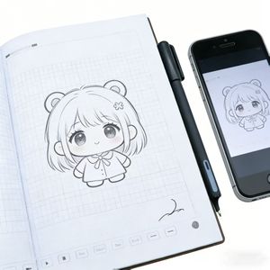 Stylo d'écriture intelligent multi-utilisateurs avec carnet A5, reconnaissance IA précise et <span class=keywords><strong>prise</strong></span> en charge <span class=keywords><strong>de</strong></span> la <span class=keywords><strong>prise</strong></span> <span class=keywords><strong>de</strong></span> <span class=keywords><strong>notes</strong></span> étendue - Product Image 3