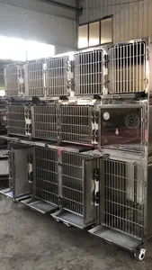 MT tıbbi fabrika doğrudan fiyat veteriner kafesleri paslanmaz çelik köpek kafesi bankası