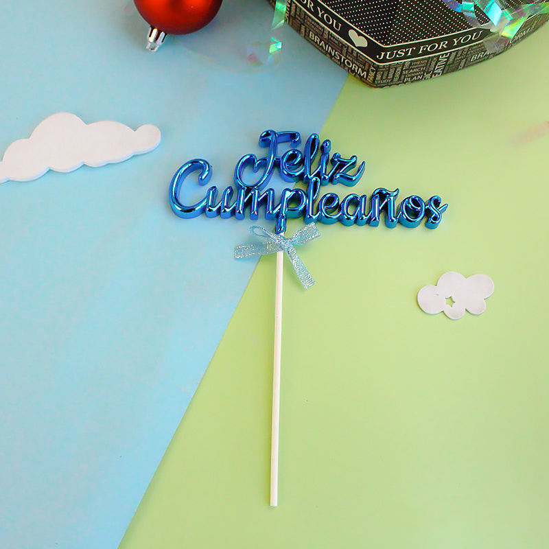 Compleanno spagnolo blu