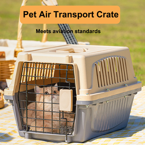 Cage de transport portable pour animaux de compagnie, pour petits, moyens et grands chiens et chats, utilisable en extérieur et à l'aéroport - Product Image 4