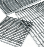 Grille en acier galvanisé à chaud (HDG) antidérapante pour passerelles, haute résistance