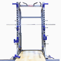 Rack de musculación de alta resistencia con barra de dominadas integrada y soportes para discos de pesas para entrenamiento de cuerpo completo