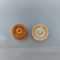 Vente en gros de pots de fard à joues liquide en forme de champignon en plastique de 5ml avec pinceau en silicone emballage de maquillage de bouteille de brillant à lèvres de luxe de 5g
